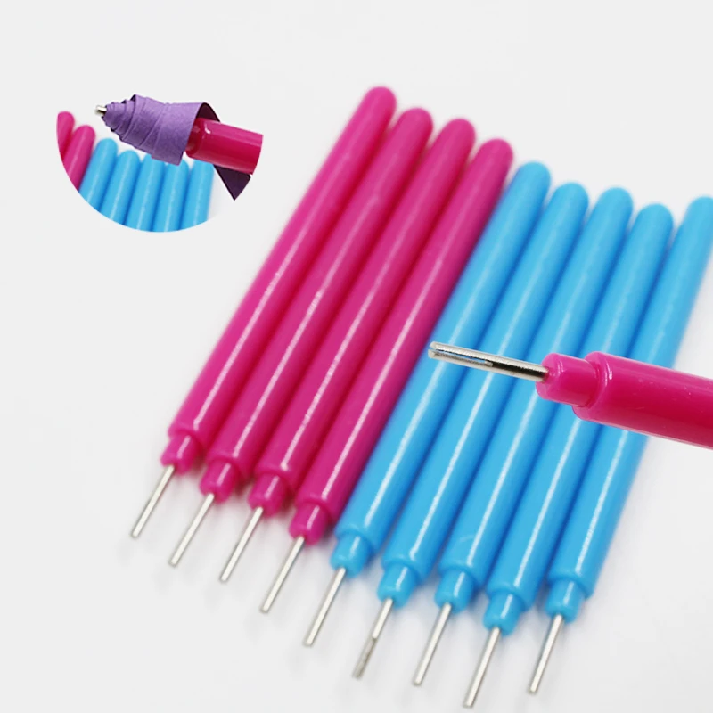 10 шт. Бумага ремесленных инструментов Рюш Ручка DIY ассорти Цвет Скрапбукинг