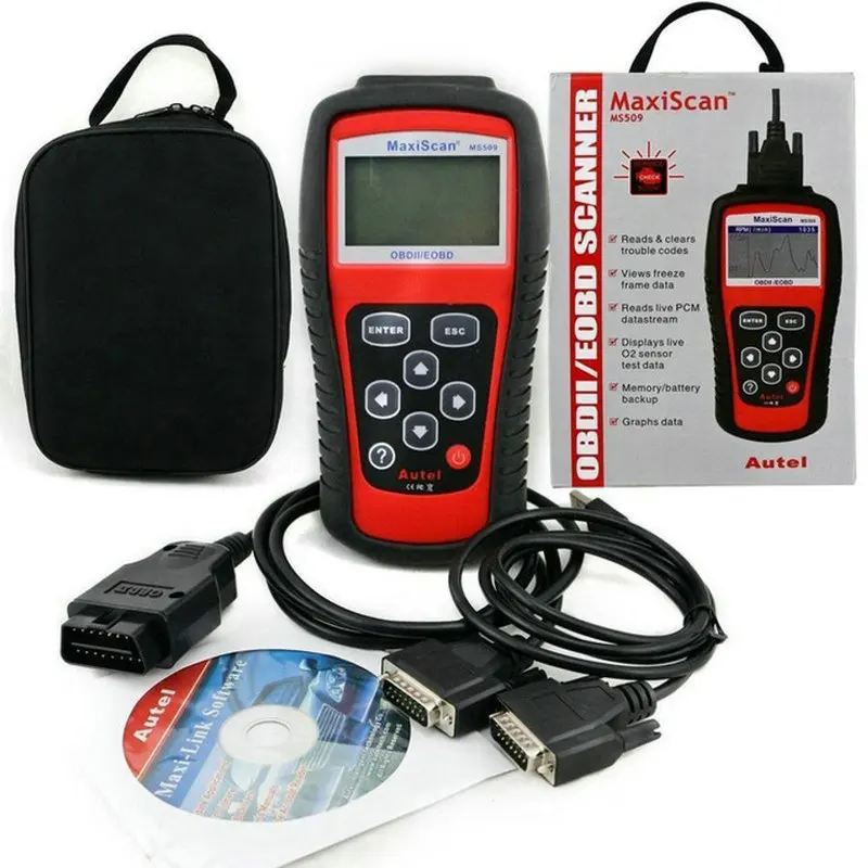 AutoLink OBD2 / CAN Scan Tool Car Diagnostic Tools OBD 2 Scanner Multilingual Menu MS509 detector | Автомобили и мотоциклы