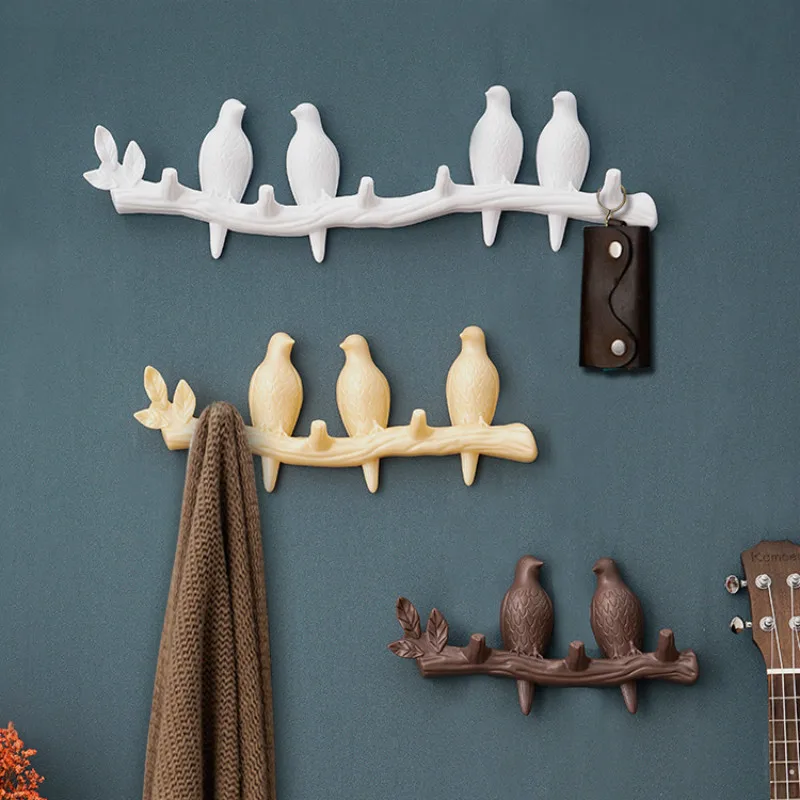 Скандинавский стиль декор в форме птицы крючок пальто настенная вешалка для гостиной спальни настенный