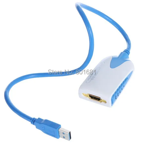 10 шт./лот USB 3 0 к HDMI Графический адаптер конвертер мульти дисплей для HDTV LCD ПК
