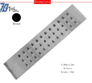 Волочильная пластина круглой формы из карбида вольфрама для изготовления ювелирных изделий