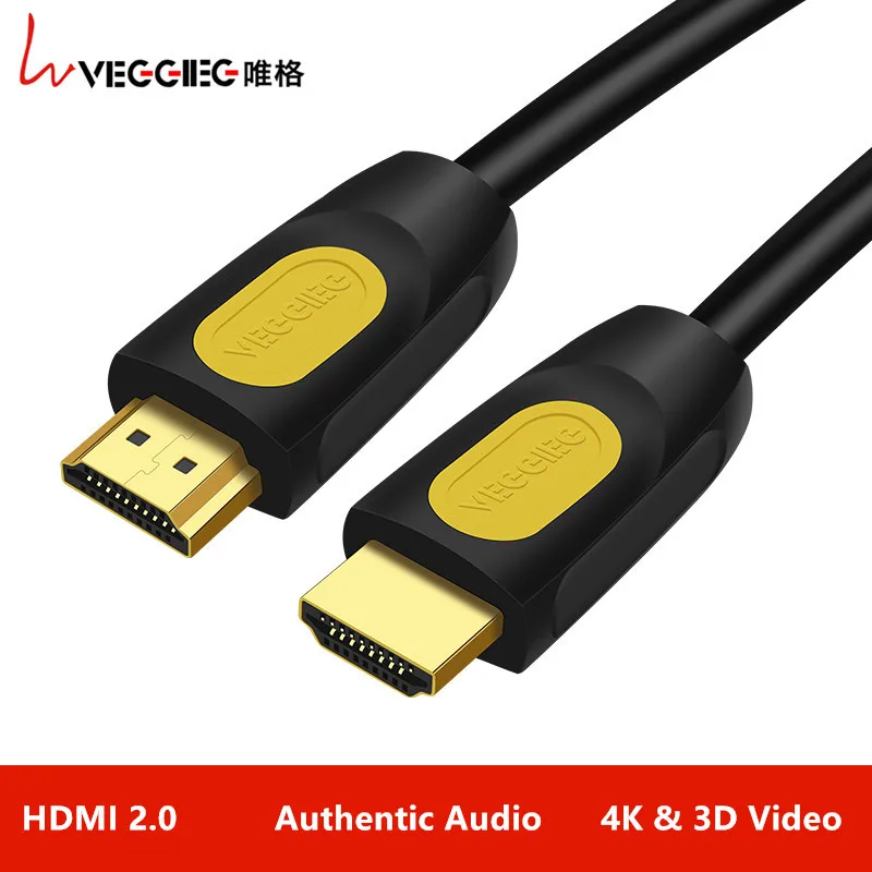 Veggieg HDMI кабель 2 0 4K 60Hz для сплиттер удлинитель адаптер м 3 5 10 Кабель кабель|Кабели