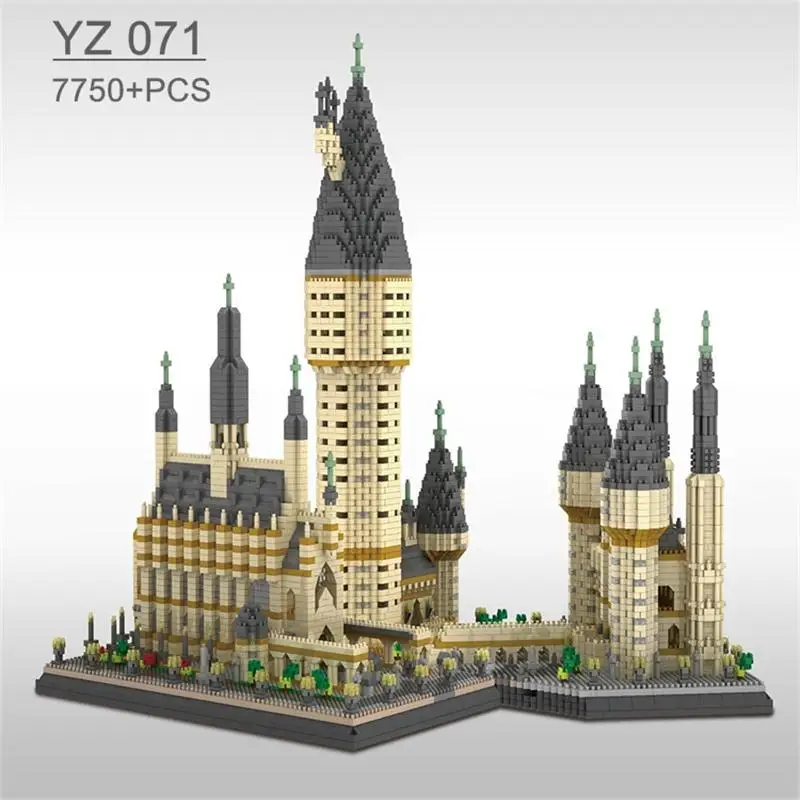 YZ071 no box 7750 шт YZ мини архитектурные блоки Строительные кирпичи Harri Волшебные школьные детские игрушки Эйфелева башня модель замок для детей Подарки 071 - Цвет: YZ071 no box