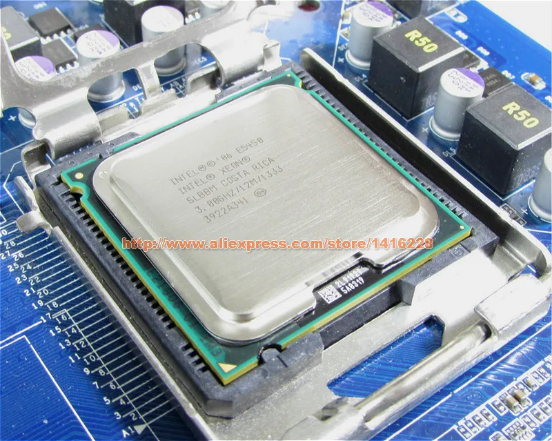 Процессор Xeon E5450 3,0 ГГц 12 м 1333 МГц равный intel Q9650 работает на материнской плате lga 775 без адаптера
