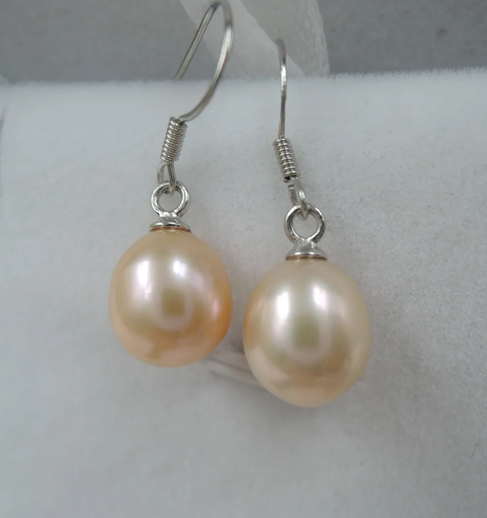 Серьги из высококачественного жемчуга серьги 100% натурального пресноводного AAAAA