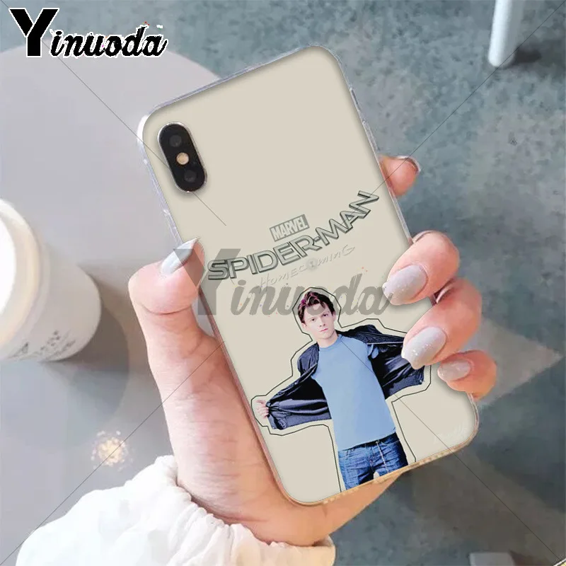 11pro MAX том Холланд мягкий чехол для телефона Apple iPhone 8 7 6 6S Plus X XS 5 5S SE XR | Мобильные