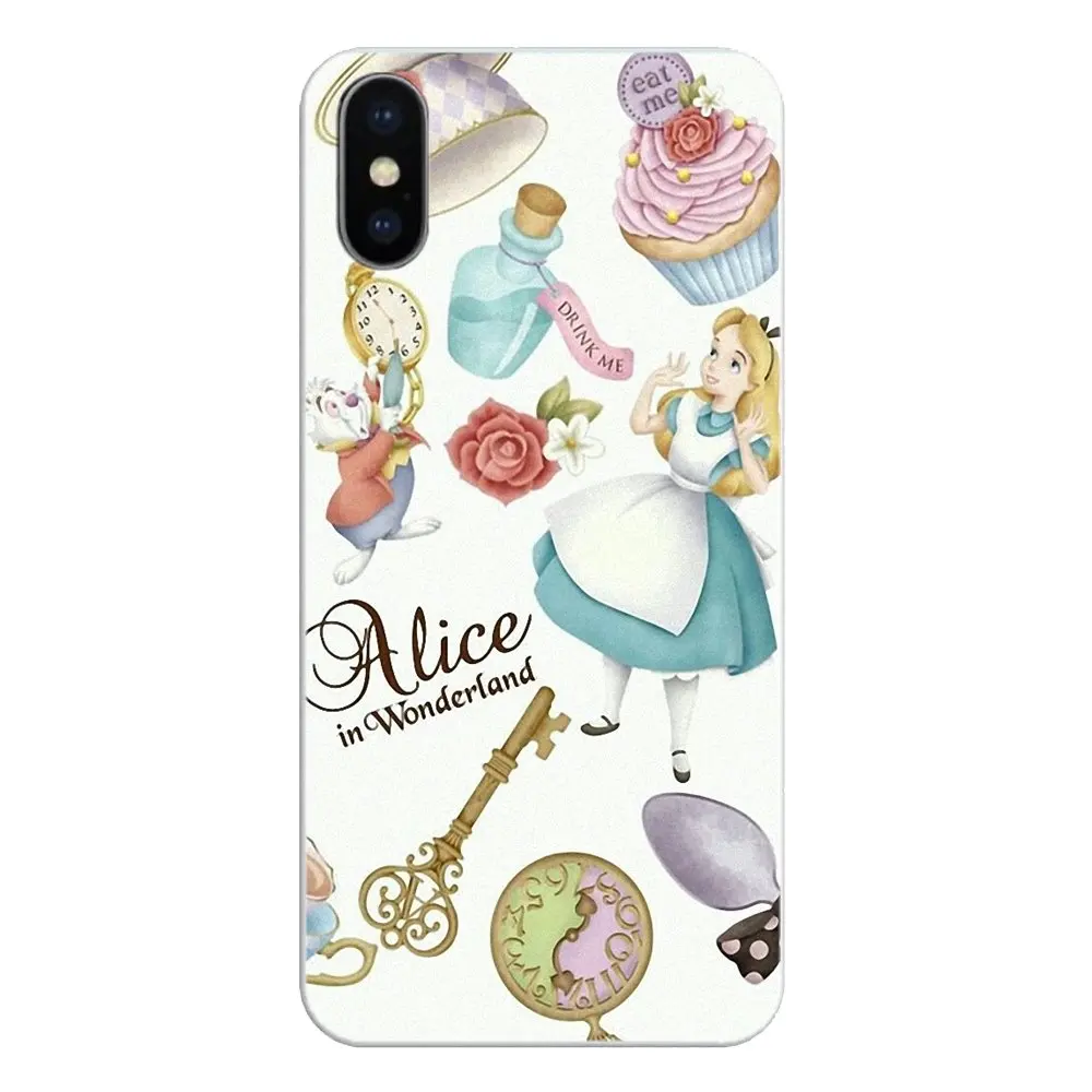 Алиса в стране чудес аниме Мягкий силиконовый чехол для Huawei P Smart Y6 P8 P9 P10 Plus Nova P20 Lite