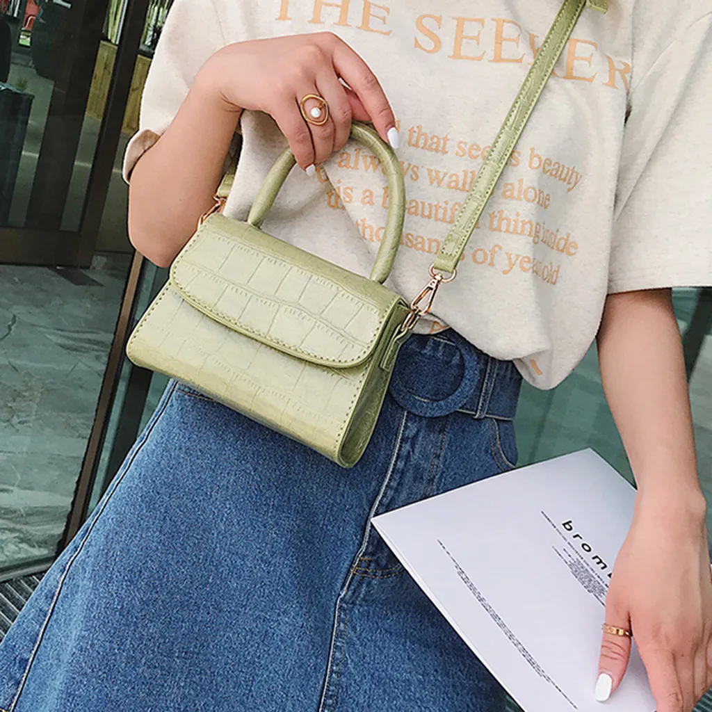 Bolsa Feminina, модная сумка из кожи аллигатора с верхней ручкой, дизайнерская женская сумка через плечо, мини сумка через плечо для женщин, Sac#10,6