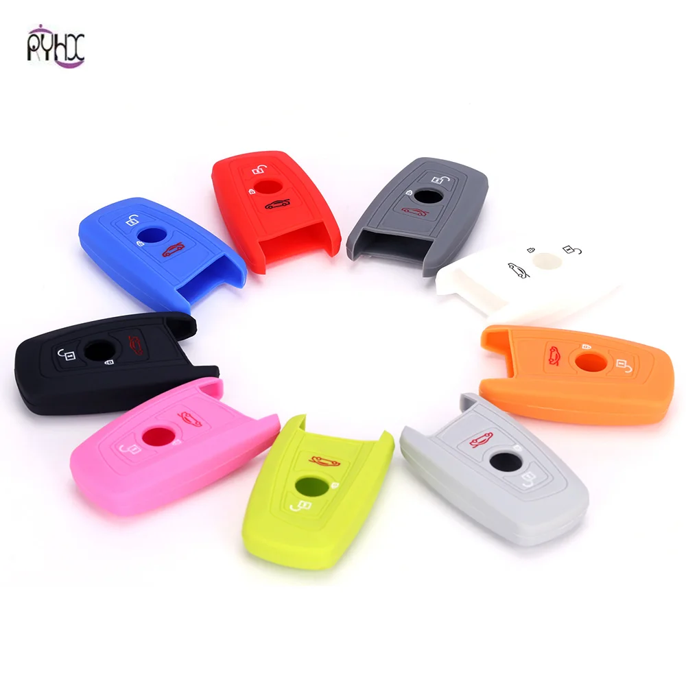 Fashionable Silicone car key cover holder case Car accessories For 1 3 5 7 Series F30 F31 F34 F10 F07 X1 X3 X4 X5 X6 | Автомобили и