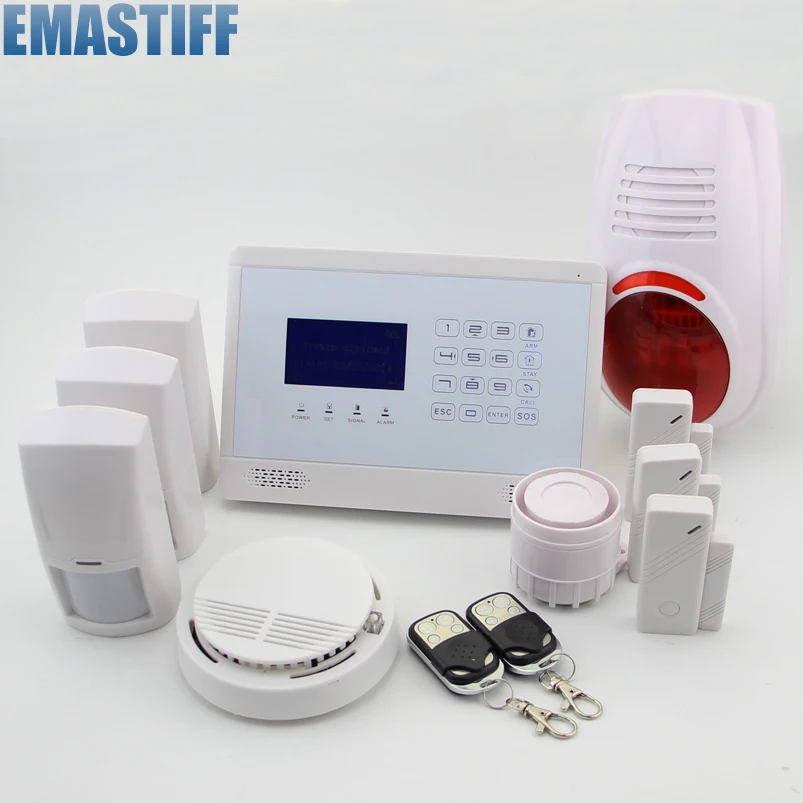 App контролируемых Беспроводной gsm дома Охранной Сигнализации Системы 850/900/1800/1900