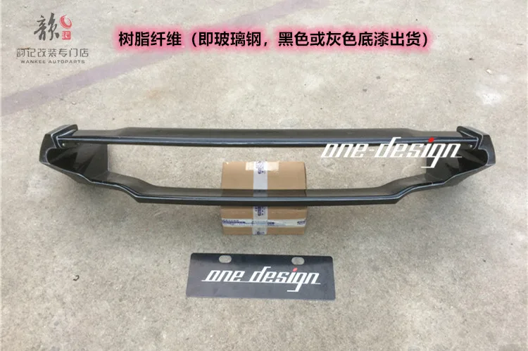 

car Car Styling High Quality FRP Unpainted Color Rear Spoiler Trunk Lip Wing For Toyota CHR C-HR 2016 2017 2018 2019