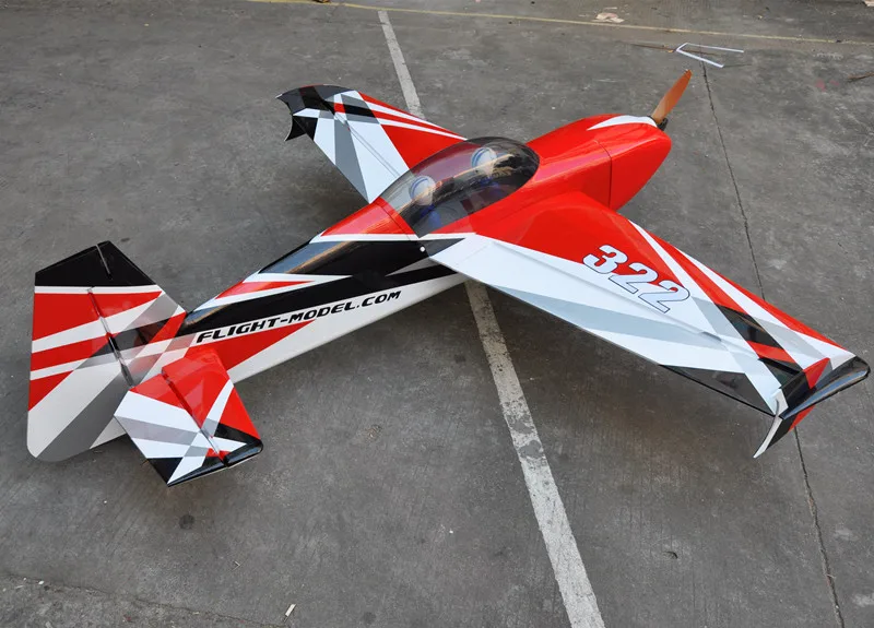 Новая модель полета RC Бензин самолет 76 &quot35-40CC Votec 322 пробкового дерева 3D самолета |