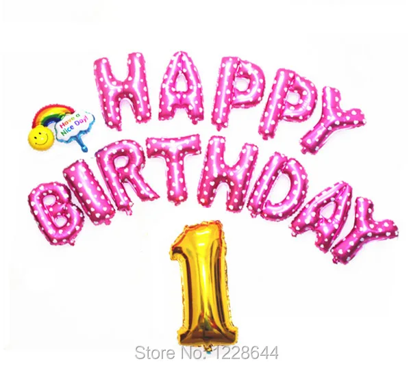 Украшение для вечерние цифры буквы алфавита рандомный 16 дюймовый алюминиевый