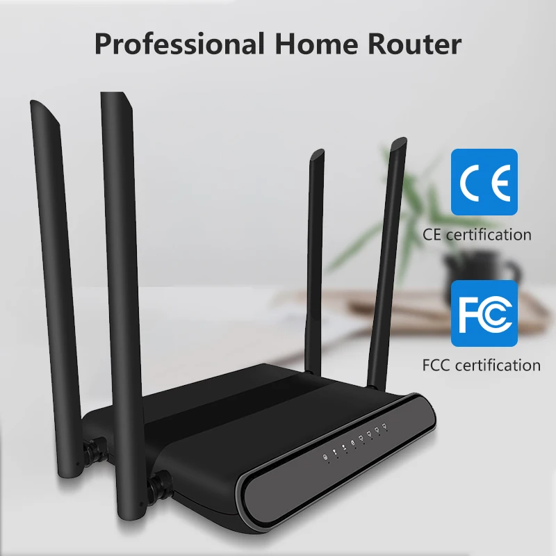 Cioswi 2.4G Openwrt 300Mbps Home Professional Wireless Wifi Router FCC CE Certification Stable Wifi Signal DDR2 128MB Flash 16MB