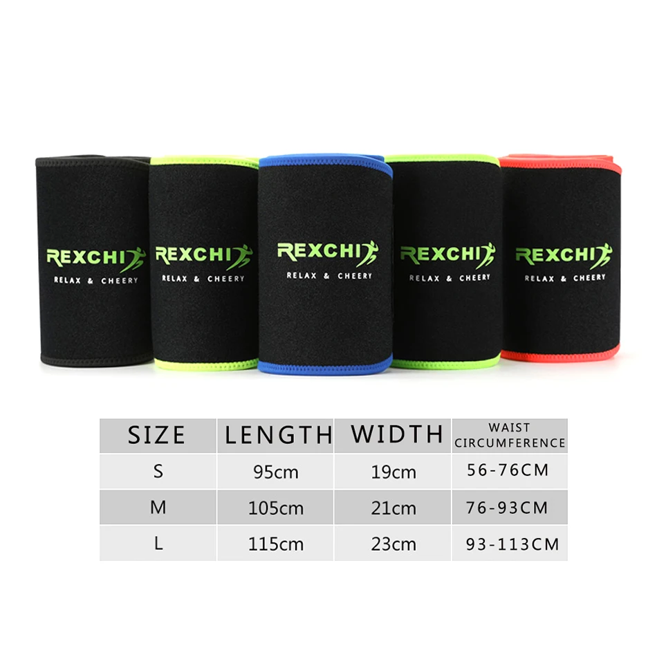 REXCHI спортивный пояс для триммера, тонкий пояс для потери веса, пота, опора поясничной скобки, аксессуары для тренажерного зала, тяжелая атлетика, тренировка, фитнес