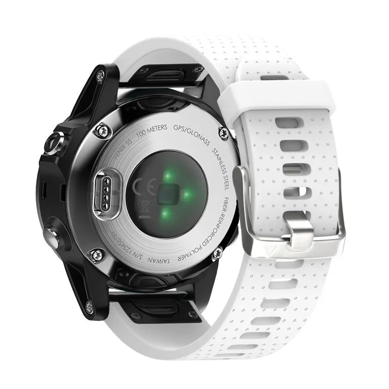 20 мм силиконовые полосы для Quickfit Garmin Fenix 5S Смарт-часы Quick Release Easy Fit силиконовый сменный ремешок для часов
