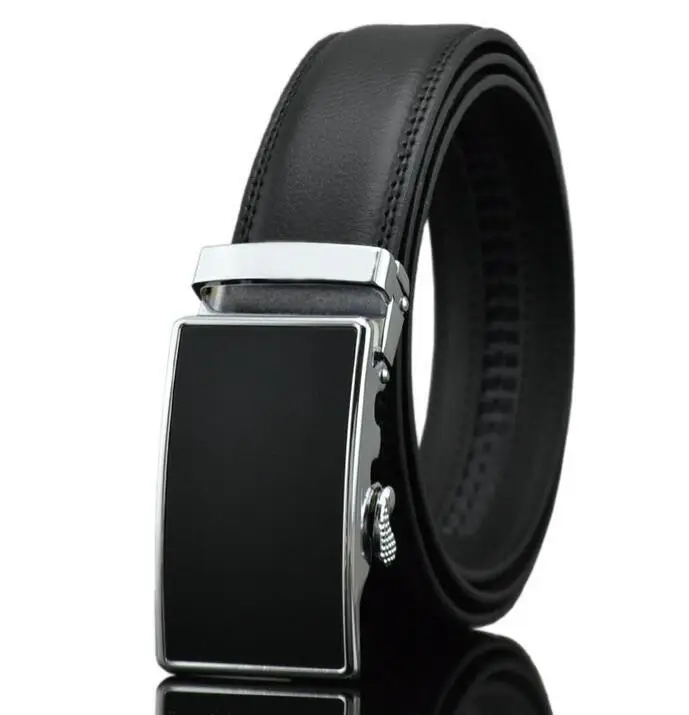 ZPXHYH Famous Brand Belt Men Top Quality Genuine Luxury Leather Belts for Men,Strap Male Metal Automatic Buckle men's belts