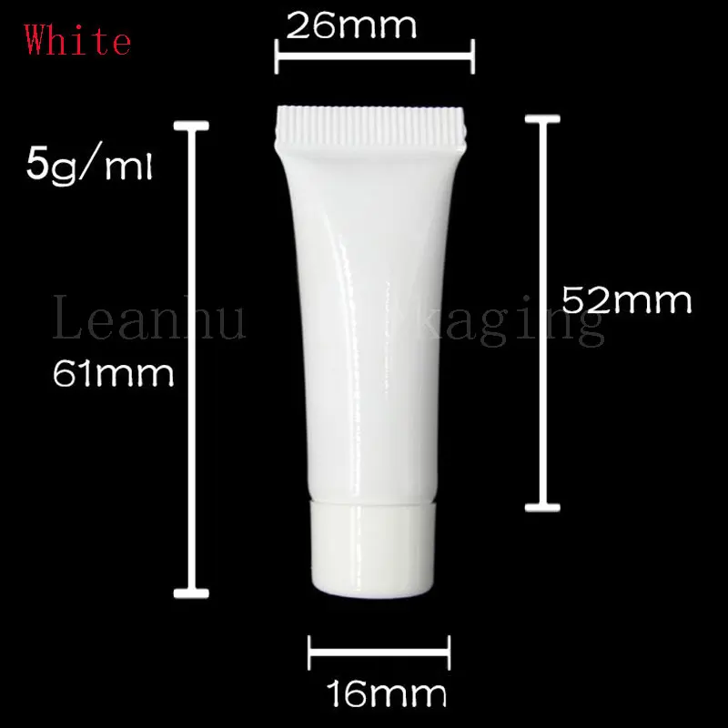 Пластиковая белая Косметическая трубка для молока эссенция упаковки крема
