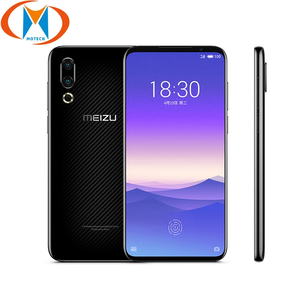 Meizu 16s мобильный телефон 6," 6GGB 8 ГБ ОЗУ 128 Гб ПЗУ 4G LTE смартфон 48MP 20MP отпечаток пальца Восьмиядерный 3600 мАч