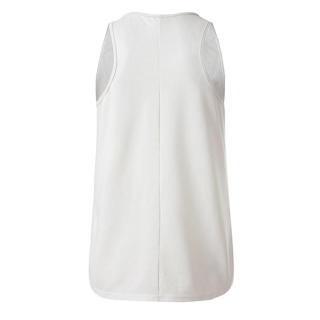 Мужская майка из полиэстера без рукавов с принтом дышащая для бодибилдинга