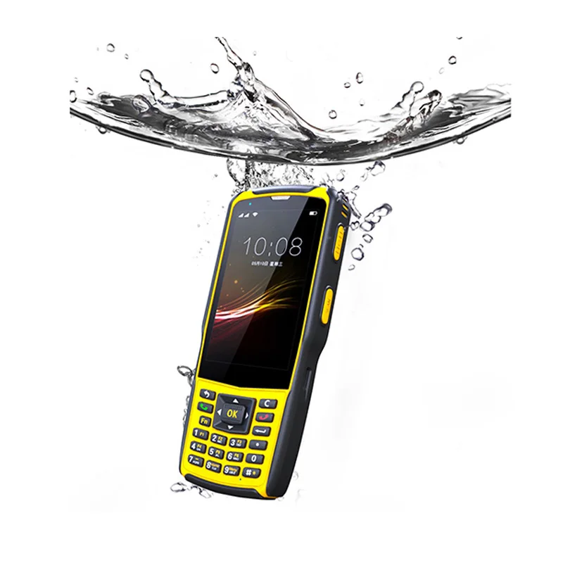 Прочный Android 7 0 1D лазерный сканер штрих кодов PDA Full Netcom|Сканеры| |