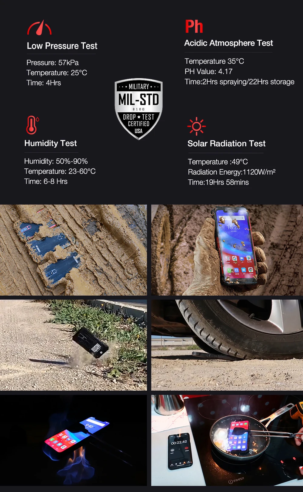 Ulefone Armor 6E водонепроницаемый IP68 NFC прочный мобильный телефон Helio P70 Otca-core Android 9,0 4 Гб+ 64 Гб беспроводной зарядки смартфон
