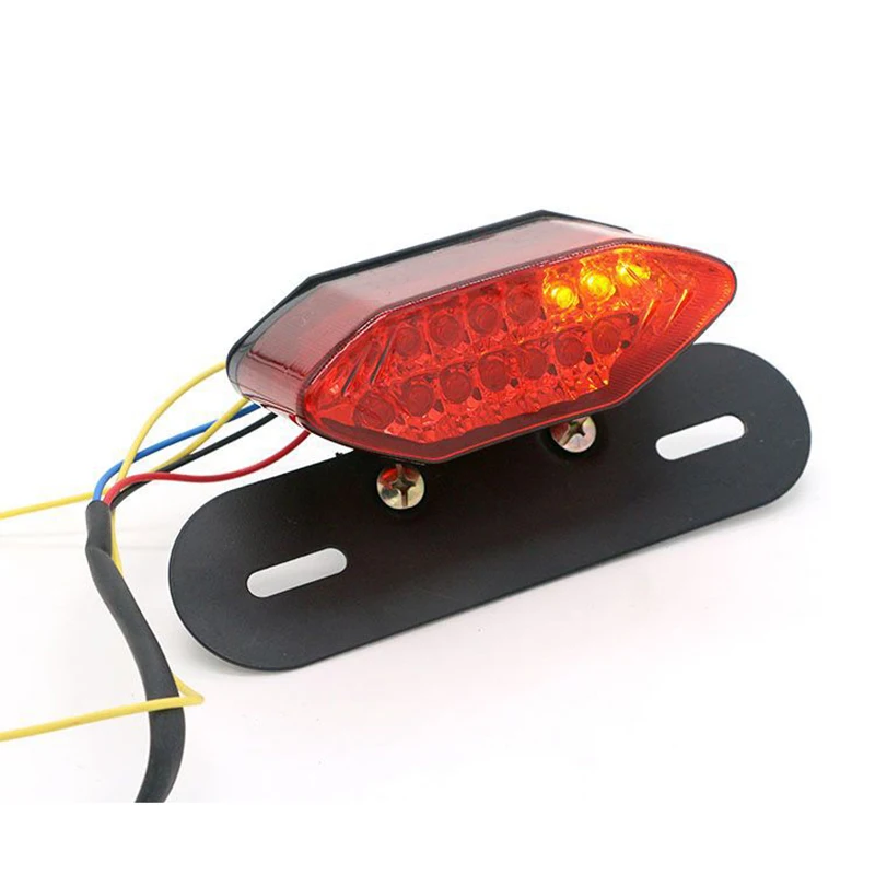 Мотоцикл светодиодный фонарь светильник мотор обратно мигалка DC 12V скутер