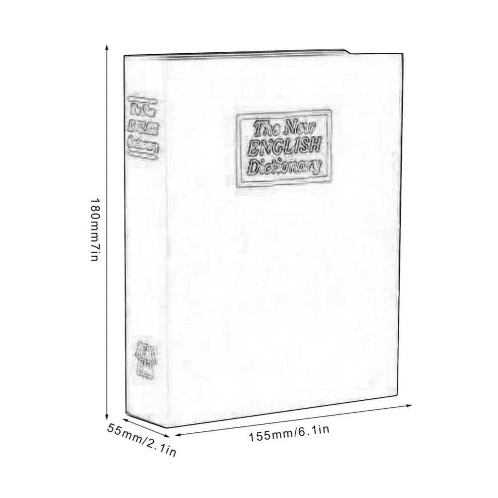Маленький креативный английский словаря коробка для денег копилка с паролем