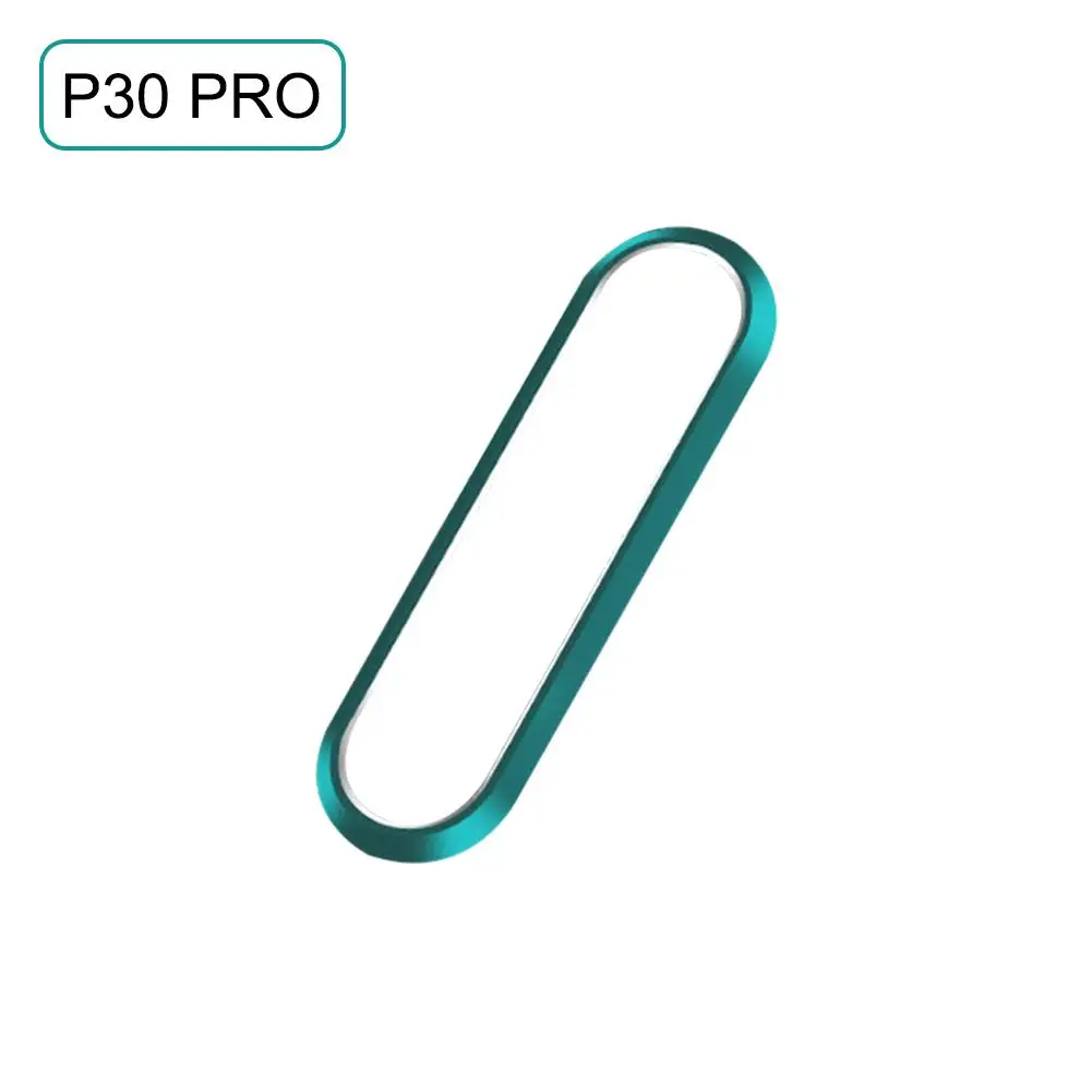 Защита для камеры из закаленного стекла для huawei P30 P30Pro, металлическое заднее кольцо для объектива камеры, защита от царапин, полное покрытие, круг