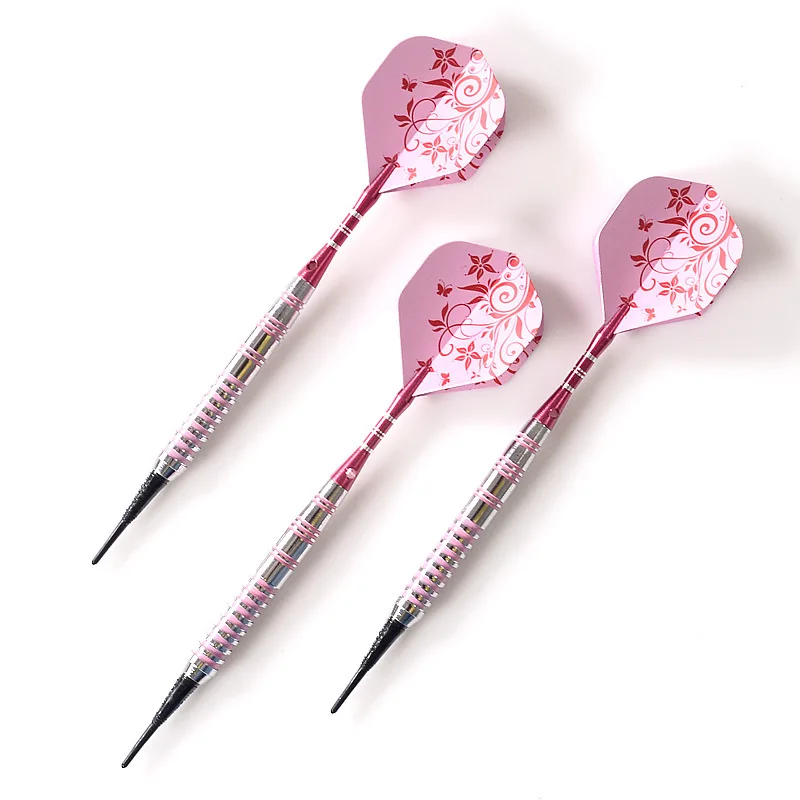 Professional CUESOUL Darts 17g Pink Soft Electronic Tip With Aluminum Alloy Shaft | Спорт и развлечения