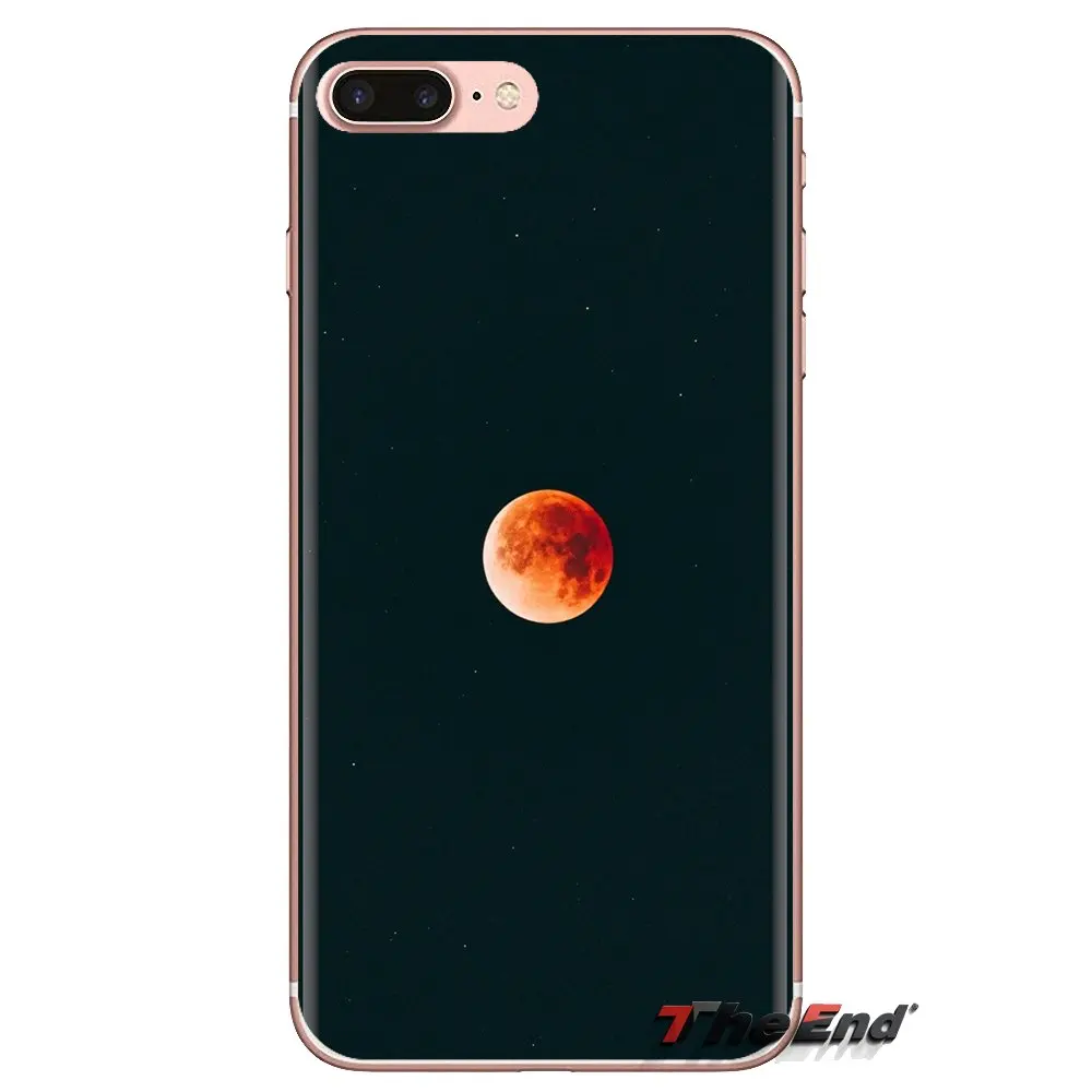 Crescent Moon Astrophotography For Sony Xperia Z Z1 Z2 Z3 Z5 compact M2 M4 M5 C4 E3 T3 XA Huawei Mate 7 8 Y3II Soft Housing Case |