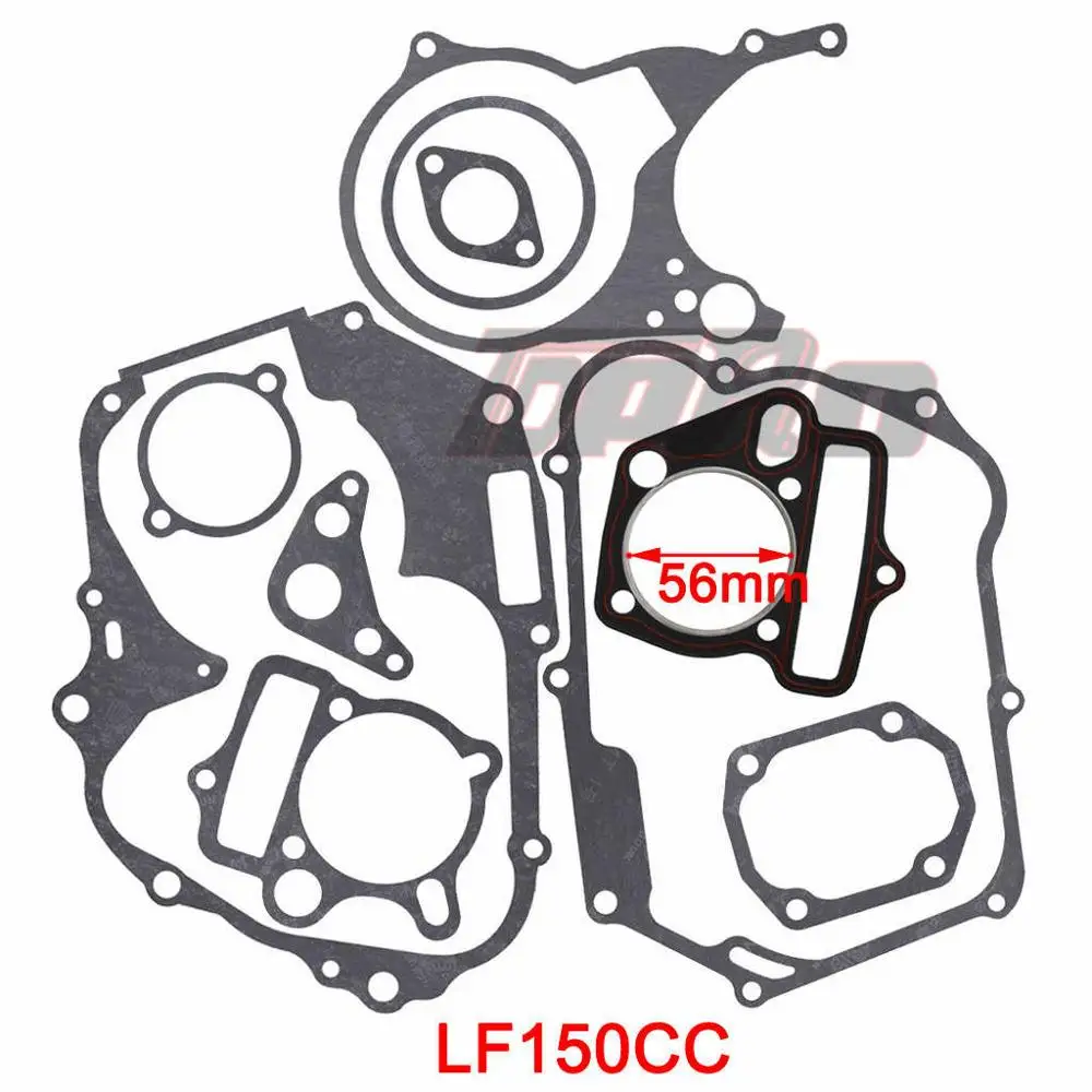 TDPRO 125cc 140cc 150cc Lifan набор прокладок двигателя прокладка головки цилиндра двигателя база для грязи питбайк Мотоцикл Скутер Quad Багги - Цвет: LF150CC