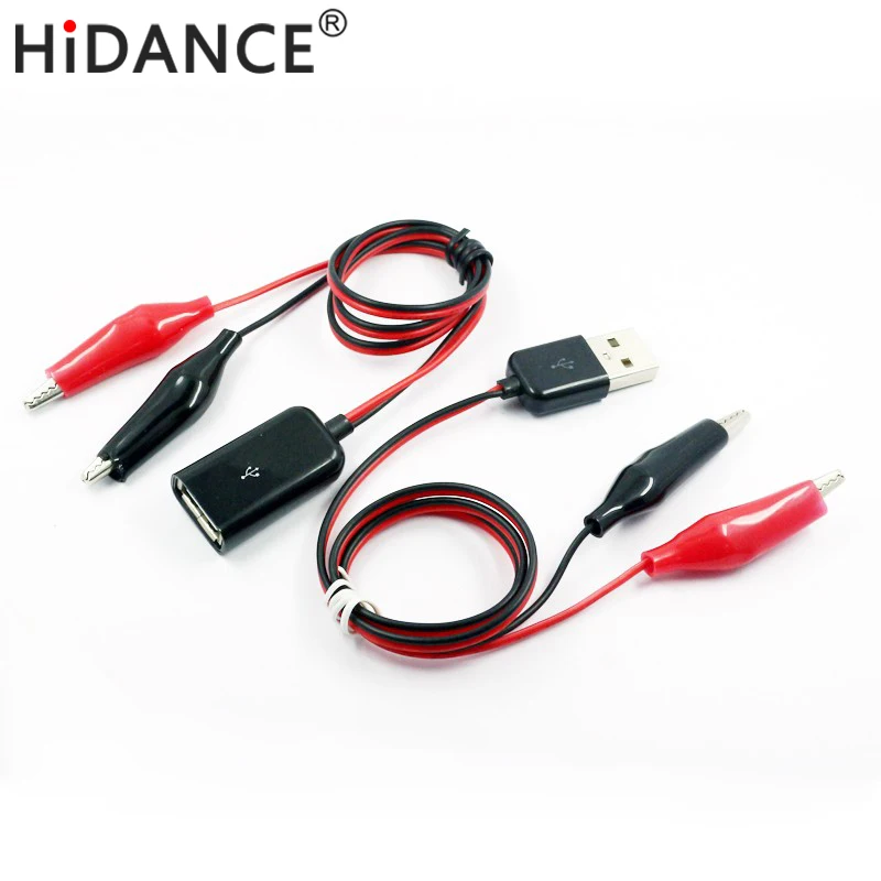 Тестер напряжения с USB крокодиловой проволокой папа измеритель мощность
