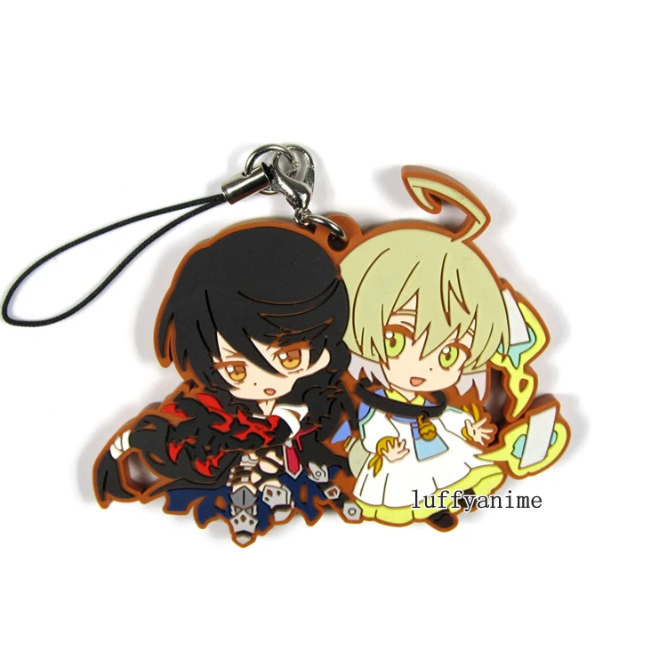 Tales of Berseria талисман резиновая подвеска бархат Кроу Эдна Erenoa Hyumu Bienfu аксессуары