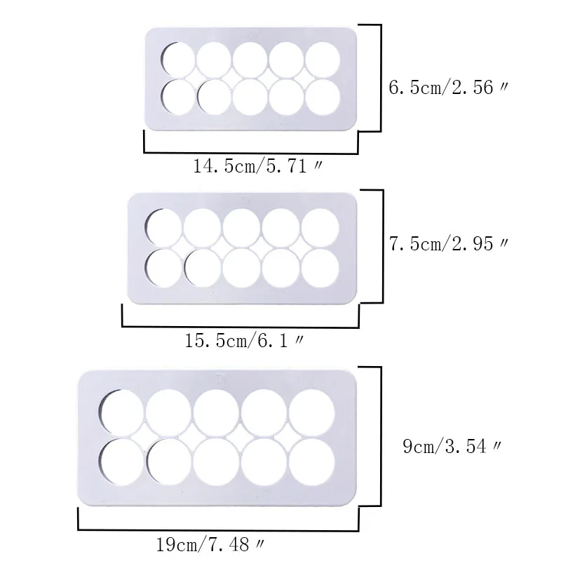 Бисквит печенье Форма резак для украшения торта Tools 3 шт./компл. Бриллиантовая