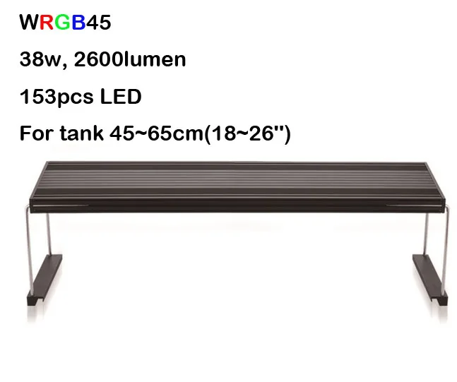 WRGB45 No Controller Chihiros WRGB водяная Светодиодная лампа для роста растений Chihiros умный контроль восхода солнца захода солнца таймер стиль ada аквариум - Цвет: WRGB45 No Controller