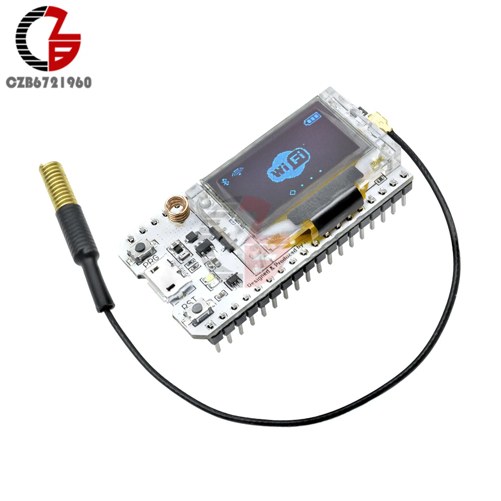 Макетная плата SX1278 LoRa ESP32 беспроводная Bluetooth Wi Fi 433 МГц OLED дисплей 0 96 дюйма IOT с