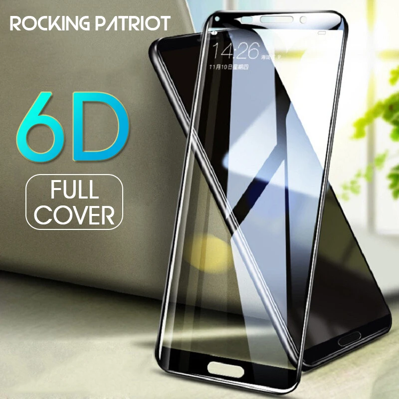 6D закаленное Стекло для huawei Коврики 8 9 10 Lite Pro Полное покрытие Экран защитный Honor V10