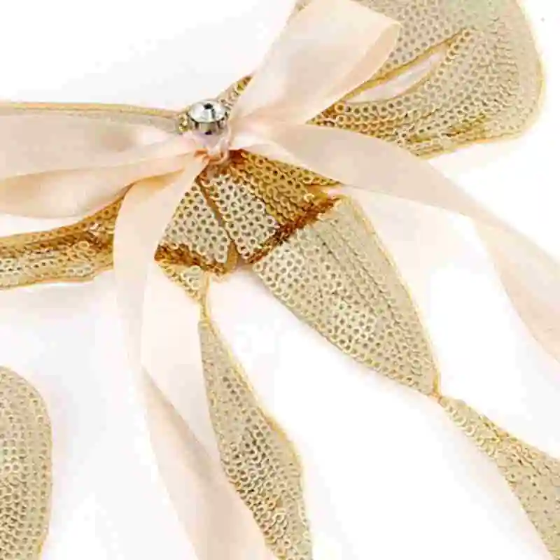 Prajna Beautiful Bow-knot Patches Shiny Sequins Sewing For Clothing Accessories DIY Garments Kids Women T-shirt Decor | Дом и сад