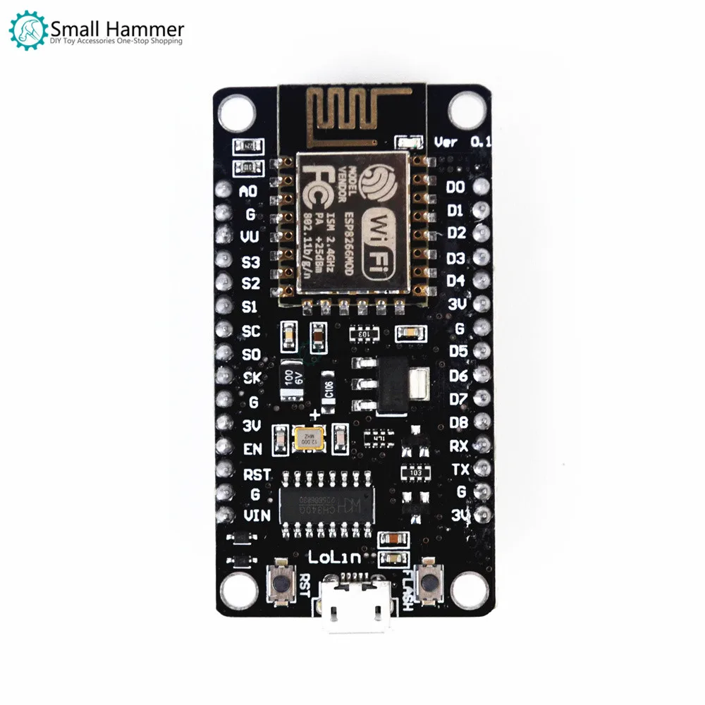 ESP8266 серийный wifi модуль NodeMcu Lua WIFI V3 Интернет вещей развития CH340|Программируемые
