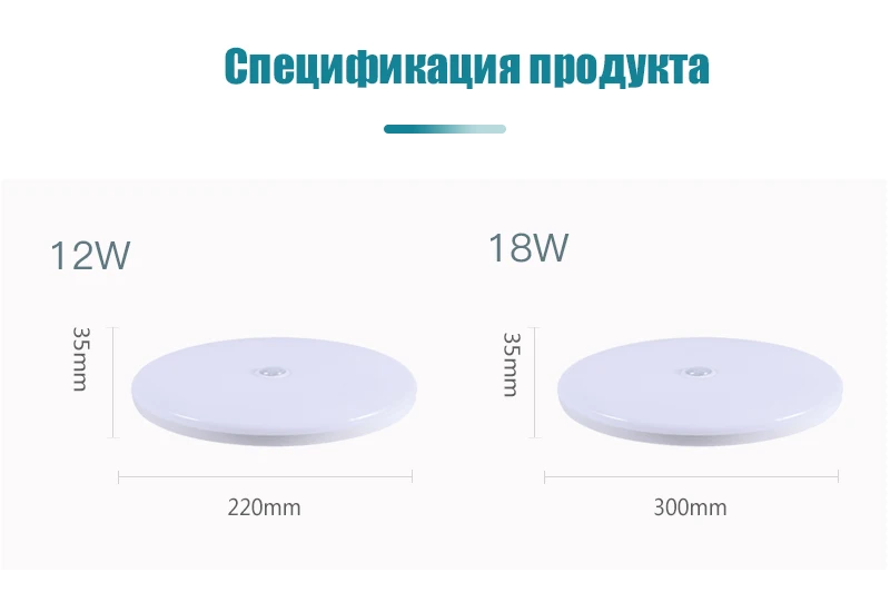 Поверхностного монтажа светодиодный Потолочные светильники движения PIR Сенсор ночного освещения 12/18 Вт современные потолочные светильники для вход балкон коридор