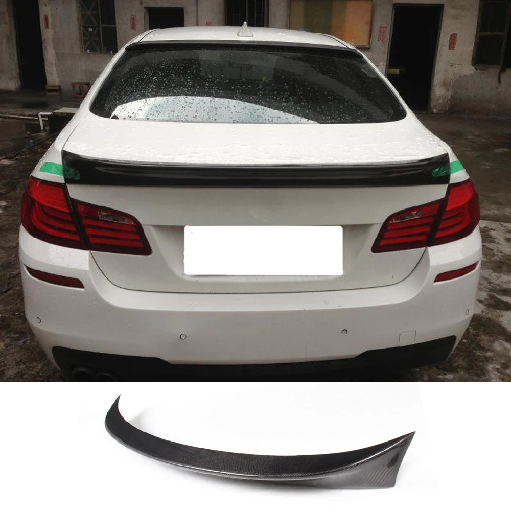 Задний спойлер из углеродного волокна наклейка багажника крыло загрузки для BMW 5