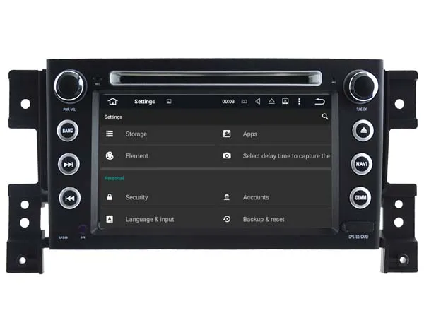 Android 9 0 автомобильный аудио dvd-плеер для SUZUKI Grand Vitara 2005-2012 gps автомобильное