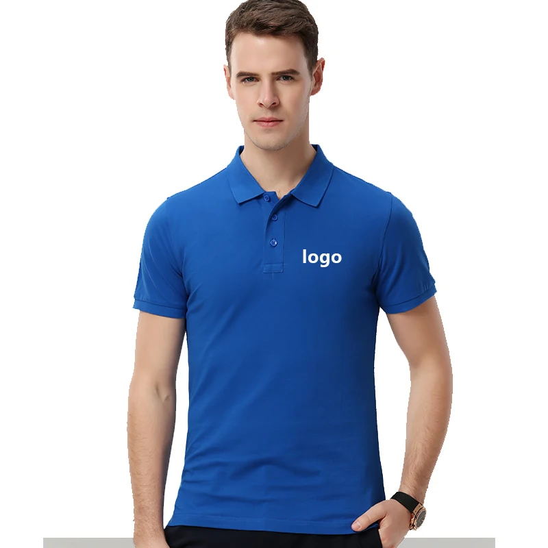 Мужская рубашка поло на заказ для гольфа с индивидуальной вышивкой Рабочая форма