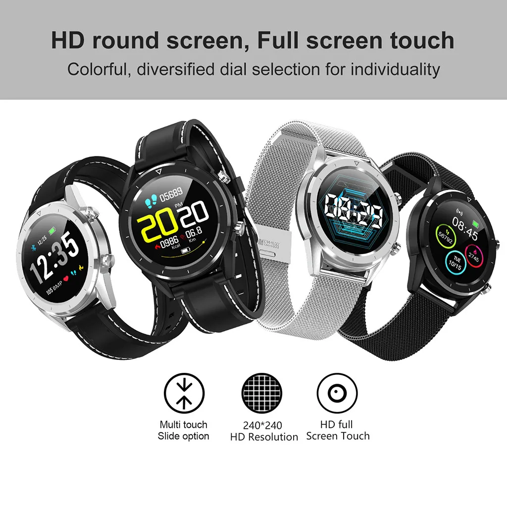 Beautyss мужские Смарт-часы IP67 водонепроницаемые часы для мужчин t ECG монитор