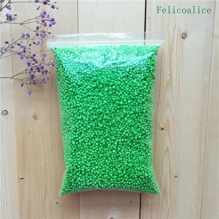 2-3.5mm Green 40 г 400000 шт 2-3,5 мм 4-6 мм мини цветные шарики из пенополистирола Наполнитель из пенополистирола шарики для рукоделия домашнего свадебного украшения - Цвет: 2-3.5mm Green