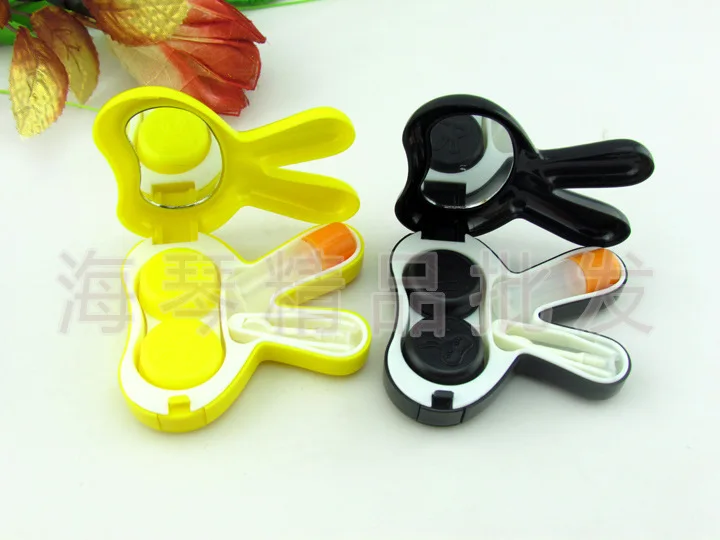 LIUSVENTINA милый спящий Кролик чехол для контактных линз контейнер коробка очков |