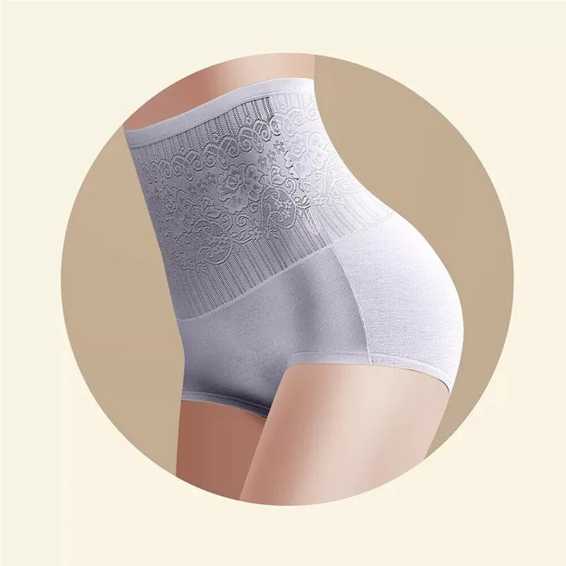 Бесшовное женское корректирующее белье с высокой талией для похудения контроль