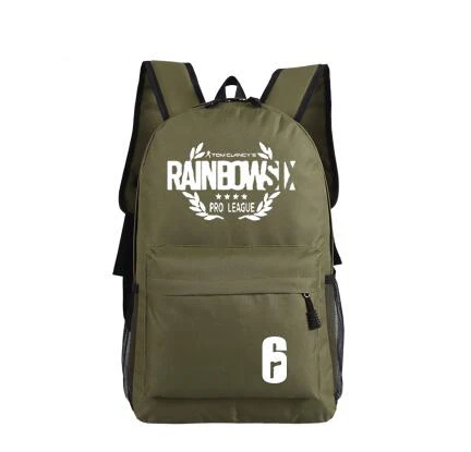 4 Игровой рюкзак Tom Clancy's Rainbow Six Siege, мужской военный рюкзак, унисекс, школьные сумки для студентов, брезентовый Рюкзак для ноутбука, рюкзак для путешествий - Цвет: 4