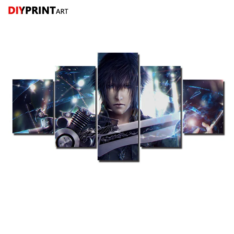 Носветильник ка ultifantasy XV Sky Noctis 5 шт./компл. домашний декор Модульная картина для